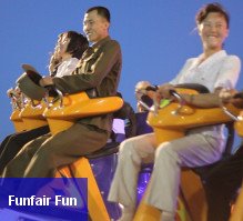 Funfair in North Korea