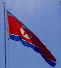 Nord-Korea flagg