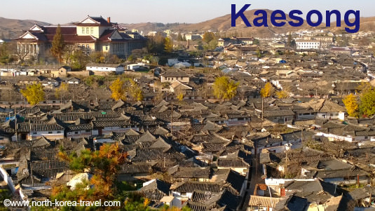 Vielle partie de Kaesong, ville en Corée du Nord