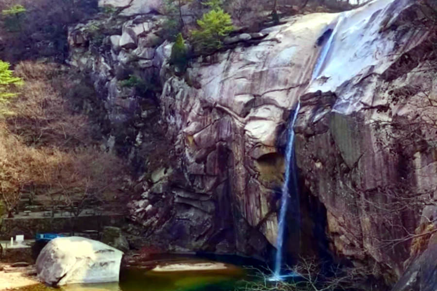 Pakyon falls near Kaesong, North Korea (DPRK). Visit the DPRK with KTG Tours