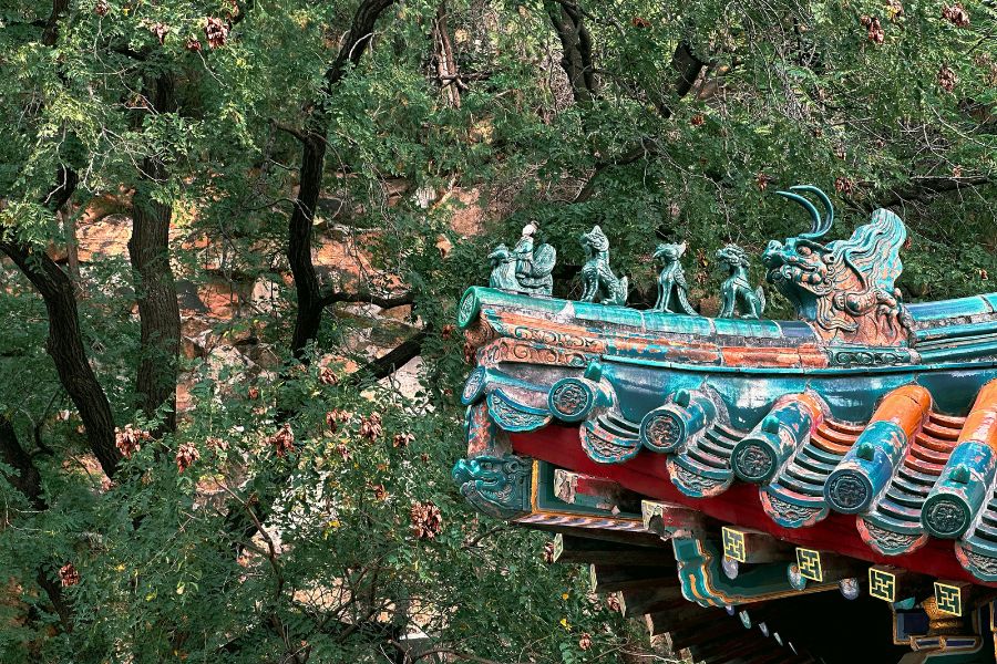 edificio en el Palacio de Verano en Pekin, Beijing, China