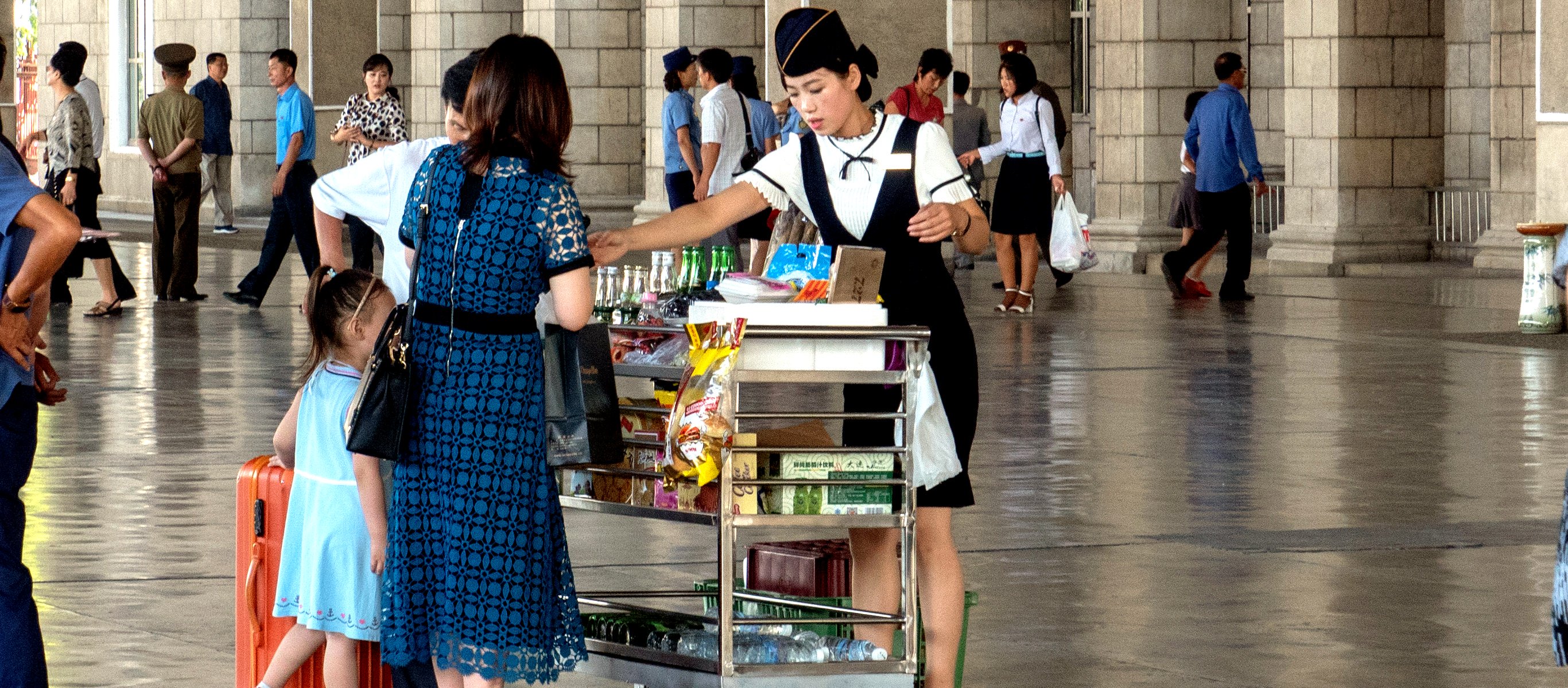 Togstation i Pyongyang, Nordkorea