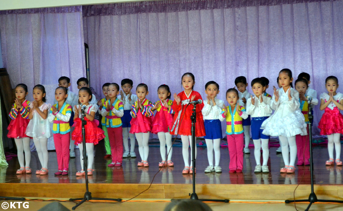 Jardin d'enfants à Rajin, Rason, RPDC (Corée du Nord) avec KTG Tours