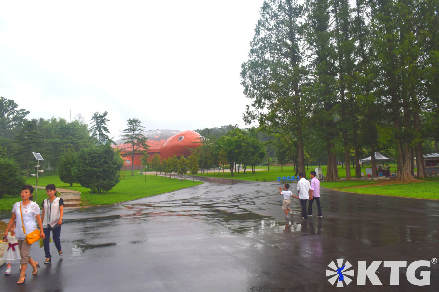 The reptile and amphibian house at Pyongyang Zoo in North Korea. The official name of the zoo is Korea Central Zoo. Picture taken by KTG Tours