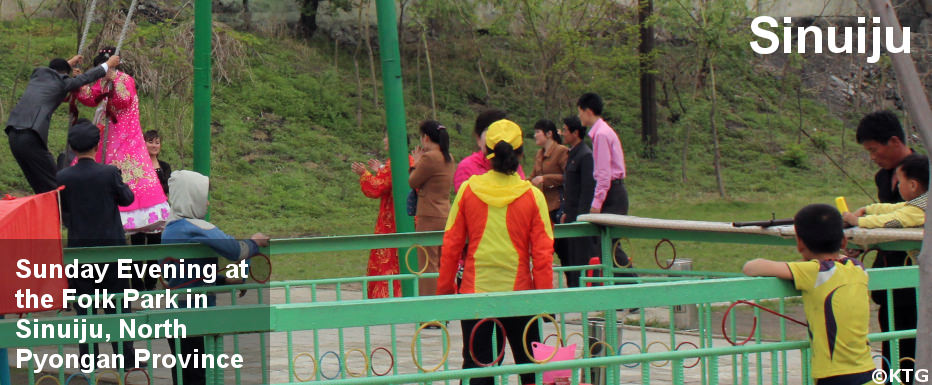 parque folclórico en Sinuiju, Corea del Norte. Viaje organizado por KTG