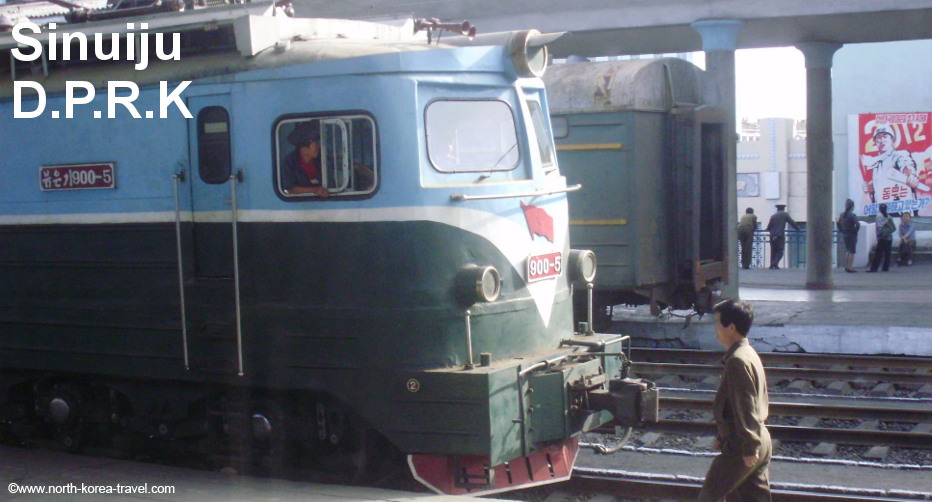 Sinuiju Train Station, North Korea (DPRK) picture from 2009