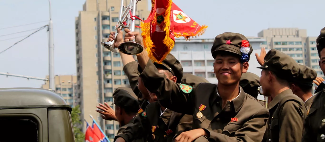 Military Parade in Pyongyang, North Korea