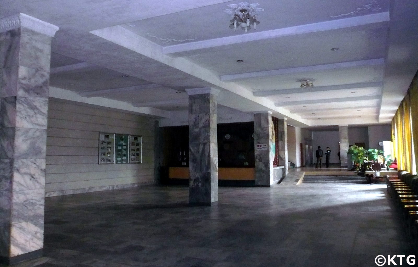 Lobby at the Songdowon Hotel in Wonsan city, Kangwon province, North Korea (DPRK). Trip arranged by KTG Tours