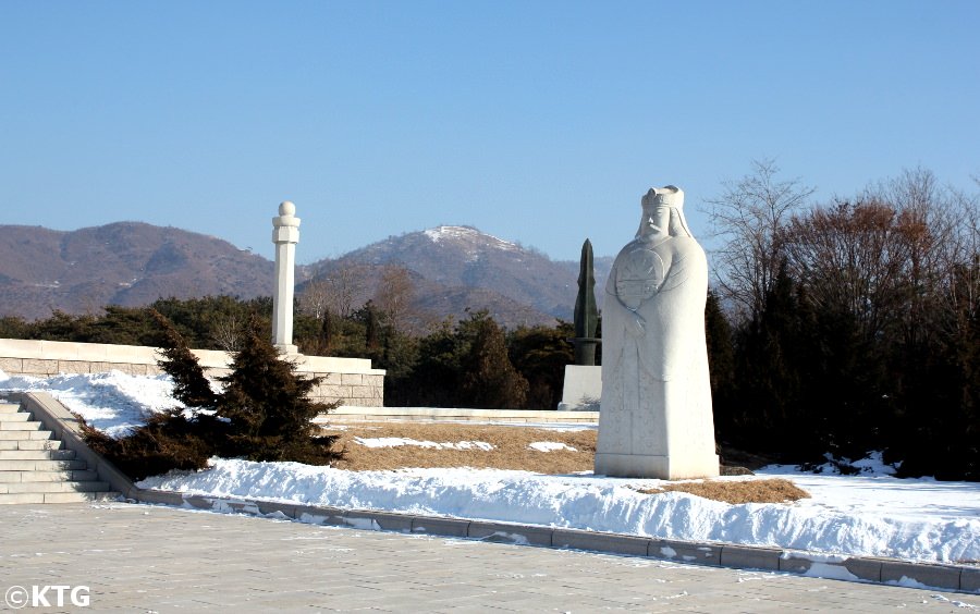 Tomb of King Tangun in the outskirts of Pyongyang capital of North Korea. Picture taken by KTG Tours