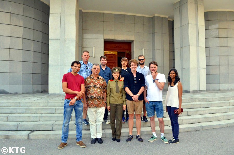 KTG group at the Korean War Museum in Pyongyang, North Korea (DPRK)