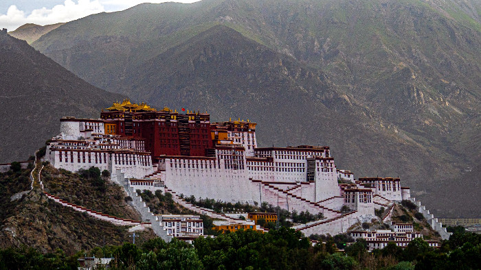El Palacio Potala en el Tíbet, China