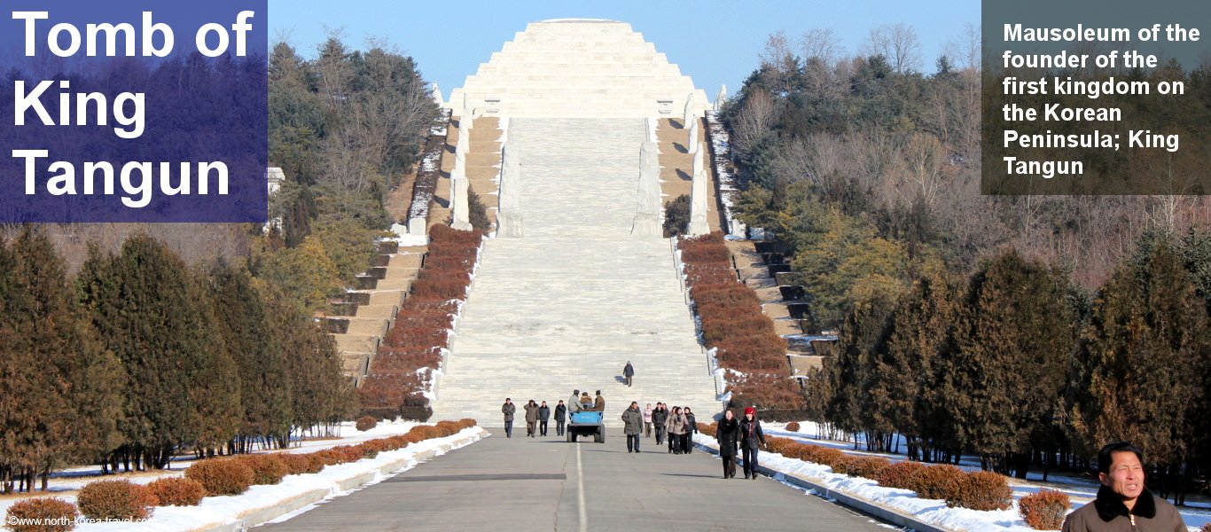 Grab von König Tangun aka König Dangun am Stadtrand von Pyongyang, Nordkorea