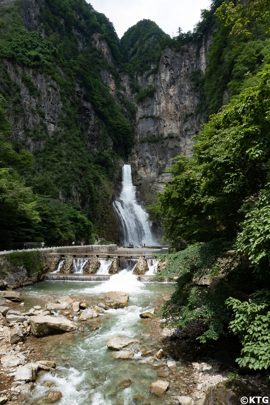 Ullim waterfalls in North Korea (DPRK) with KTG Tours