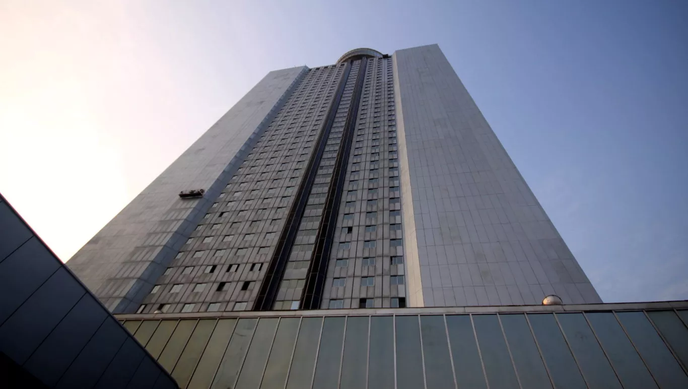 Hotel Yanggakdo a Pyongyang, Corea del Nord