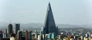 The Ryugyong Hotel | KTG&reg;Tours | how did the tallest empty building come to be and how did end up in Pyongyang? KTG shows you how it towers over Pyongyang the capital of North Korea, dwarfing anything in its surrounding perimeter. See images of how it the 105 building has changed over the years and the Pyongyang skyline