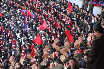 The crowd did not stop cheering for the Chollimas during the whole game