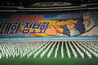 North Korean Mass Games - advancement in science