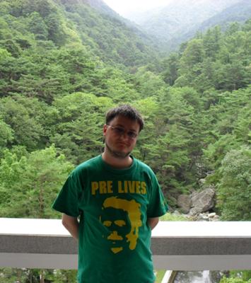 Myself at Myohyangsan (Mt. Myohyang)